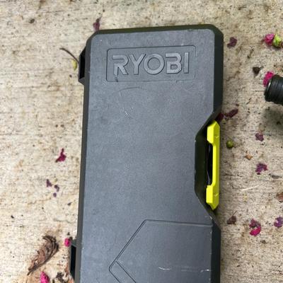 Ryobi Lot - Pressure Gauge, Drill, Bits, Battery