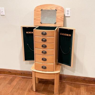L. POWELL ~ Jewelry Armoire