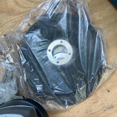 Ryobi Lot - Airstrike Nailgun, Angle Grinder, 2 Batteries, Charger