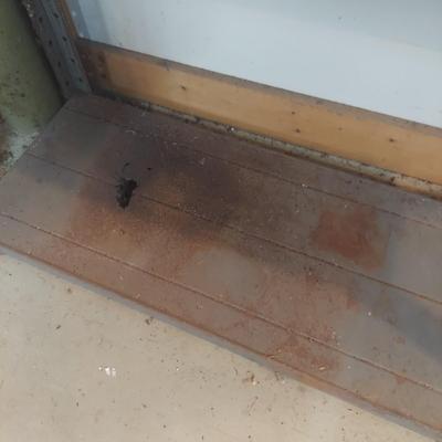 Two Metal Utility Shelves (G-BBL)