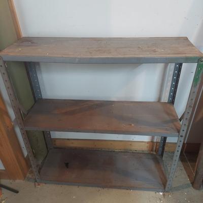 Two Metal Utility Shelves (G-BBL)