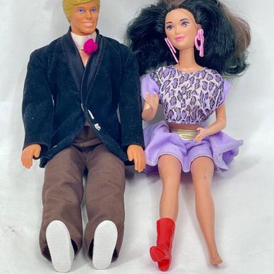 Vintage Ken & Animal Lovin Nikki - Mattel Barbie Dolls - as is