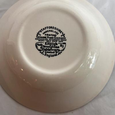 Staffordshire, Takahashi, Asahi, Royal Crownford, and More Blue and White China (LR-DZ)