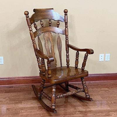 Solid Wood Rocking Chair