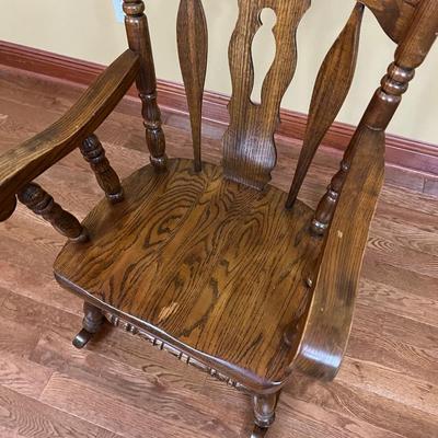 Solid Wood Rocking Chair