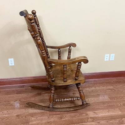 Solid Wood Rocking Chair