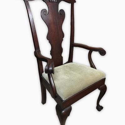 Carved side chair
