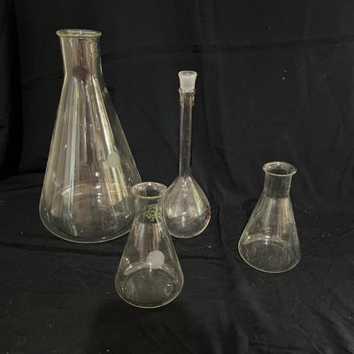 Four Pyrex Beakers (K-MK)