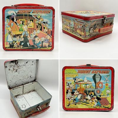 E.T. & DISNEY ~ Vtg. Metal Nostalgic Lunchboxes