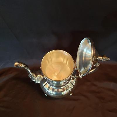 Towle Silver Plated Tea Set and Tray (LR-KD)