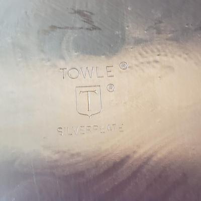 Towle Silver Plated Tea Set and Tray (LR-KD)
