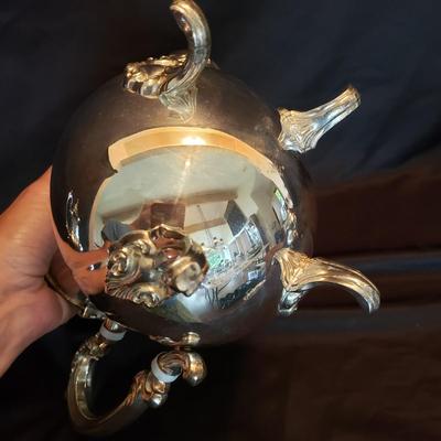 Towle Silver Plated Tea Set and Tray (LR-KD)