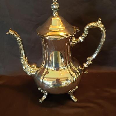 Towle Silver Plated Tea Set and Tray (LR-KD)