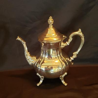 Towle Silver Plated Tea Set and Tray (LR-KD)