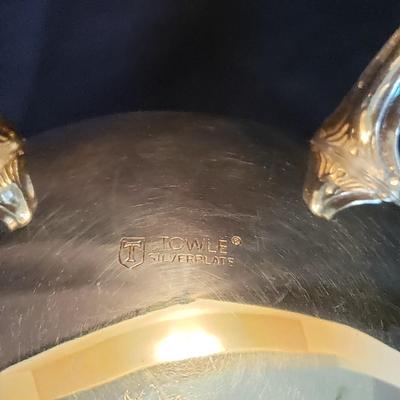 Towle Silver Plated Tea Set and Tray (LR-KD)