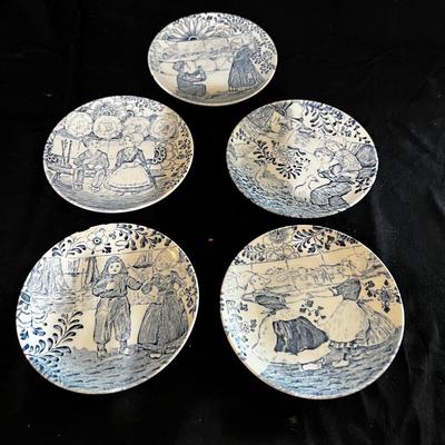 Signed Dutch-Inspired Dishes w/ Spode & More (K-MK)