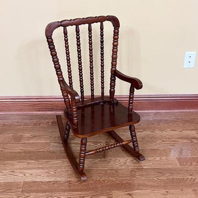 Solid Wood Children’s Rocking Chair
