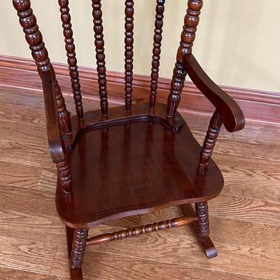 Solid Wood Children’s Rocking Chair