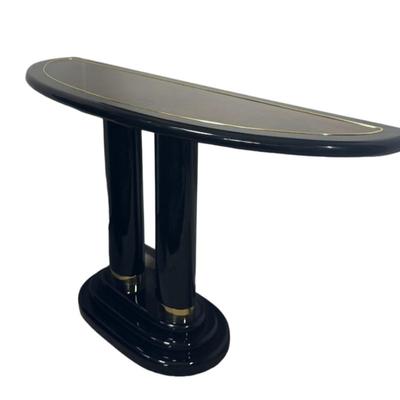 Black lacquer "T" table