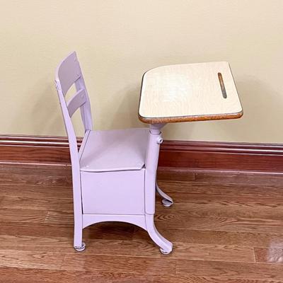 Children’s Metal School Desk