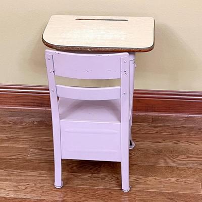 Children’s Metal School Desk