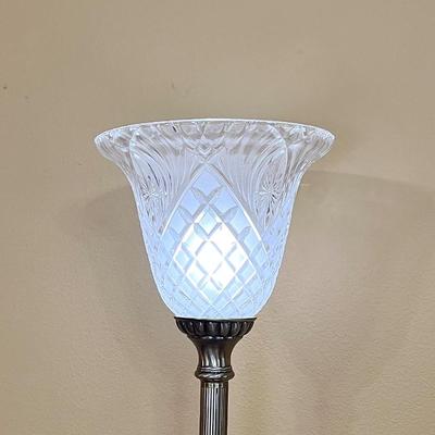 *Crystal & Metal Floor Lamp
