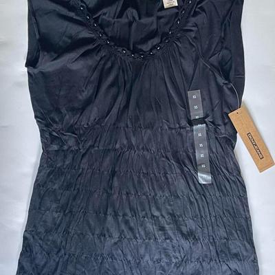 Brand New with Tags - DKNY JEANS Women's XS Black Sleeveless Top
