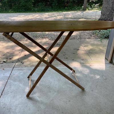 Wooden iron board