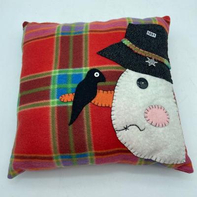Snowman pillow