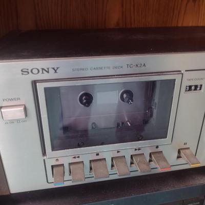 Sony Cassette Player and JVC Compact Disc Player