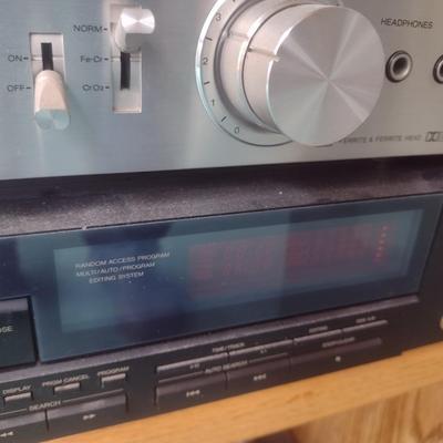 Sony Cassette Player and JVC Compact Disc Player