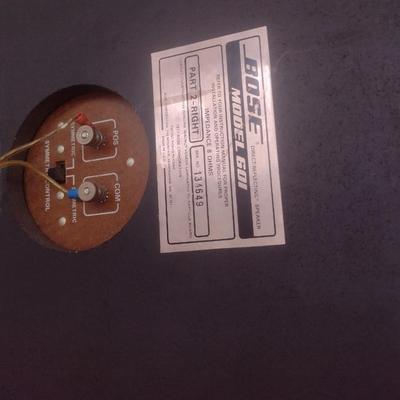 Pair of Bose Model 601 Wood Cabinet Speakers