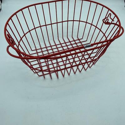 Red wire basket