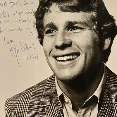 Ryan O'Neal signed photo