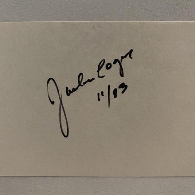 The Little Rascals Jackie Cooper signed photo