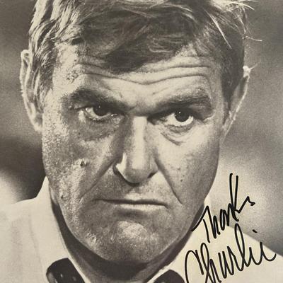Charles Napier signed photo