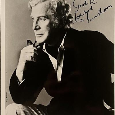 Edward Mulhare signed photo
