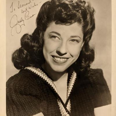 Judy Canova signed photo