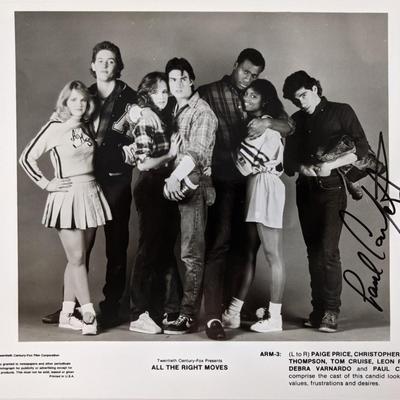All the Right Moves signed photo