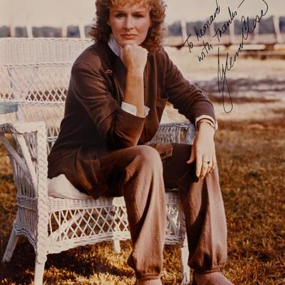 Glenn Close signed photo