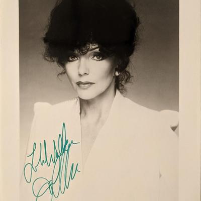 Joan Collins signed photo