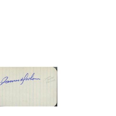 James Devlon original signature