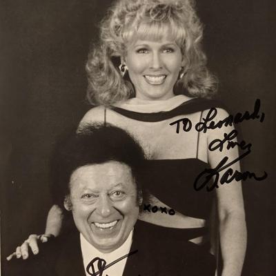 Marty Allen/ Karon Blackwell signed photo