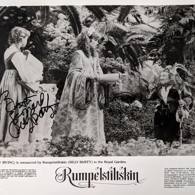 Billy Barty signed photo