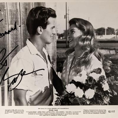Pat Boone signed photo