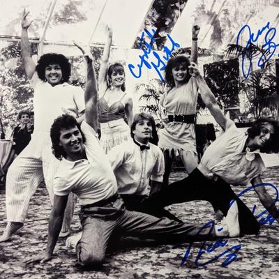 Fame cast signed photo