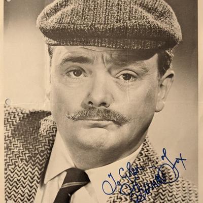 Bernard Fox signed photo