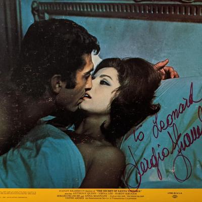 The Secret of Santa Vittoria signed photo