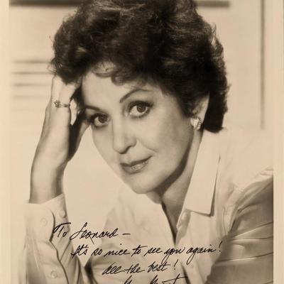 Gogi Grant signed photo