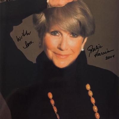 Julie Harris signed photo